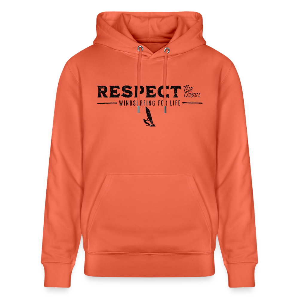 Unisex Bio-Hoodie CRUISER -respect- - Hellrot