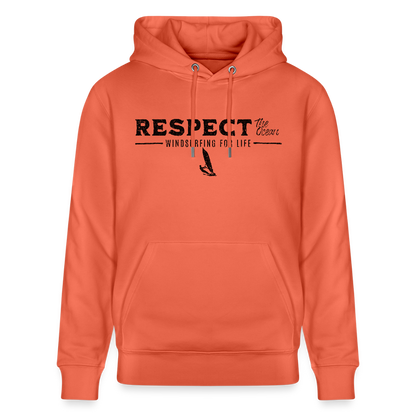 Unisex Bio-Hoodie CRUISER -respect- - Hellrot