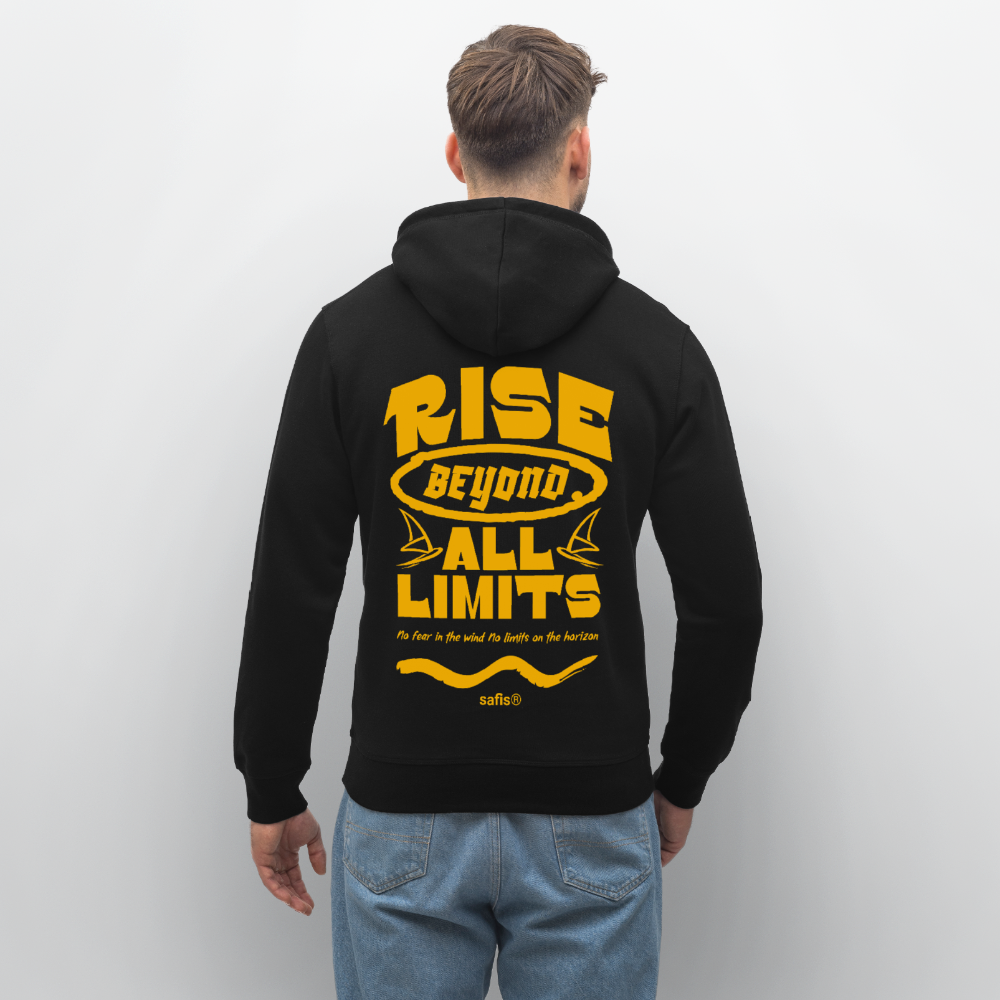 -rise all limits- Unisex Bio-Hoodie DRUMMER - Schwarz
