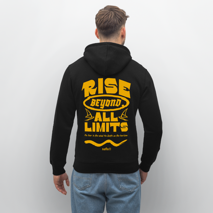 -rise all limits- Unisex Bio-Hoodie DRUMMER - Schwarz