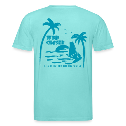 Unisex Bio-T-Shirt CREATOR -wind chaser- - Poolblau
