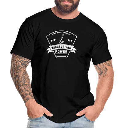 Männer Premium Bio T-Shirt -power- - Schwarz