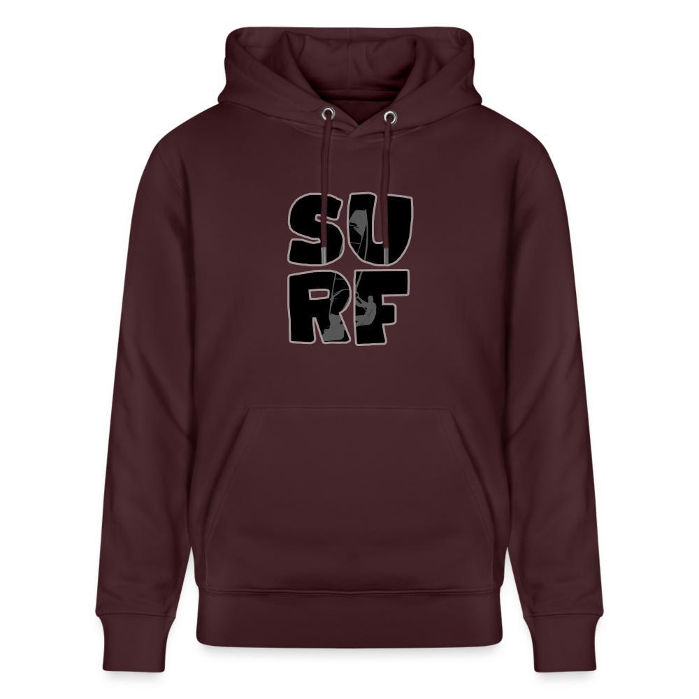 Unisex Bio-Hoodie -surf- - Maroon