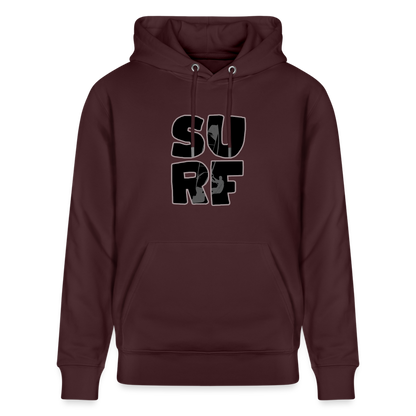 Unisex Bio-Hoodie -surf- - Maroon