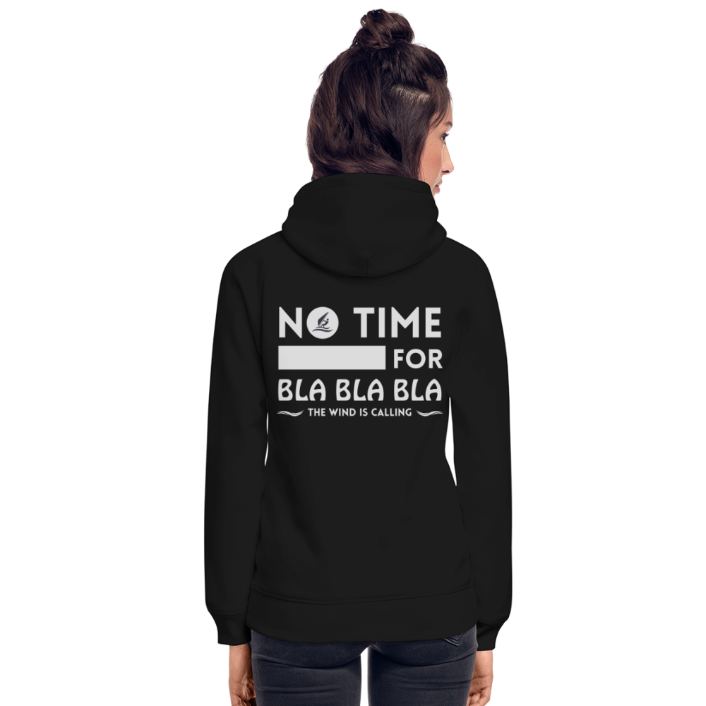 Unisex Bio-Hoodie -bla bla bla- - Schwarz