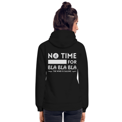 Unisex Bio-Hoodie -bla bla bla- - Schwarz