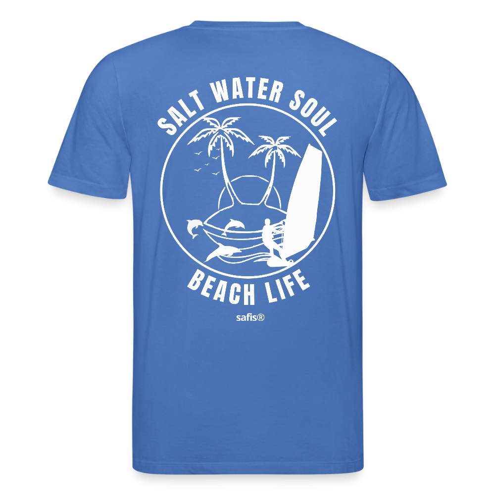 safis® Windsurf Unisex Bio-T-Shirt CREATOR -salt water soul- - Achtsames Blau