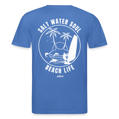 safis® Windsurf Unisex Bio-T-Shirt CREATOR -salt water soul- - Achtsames Blau