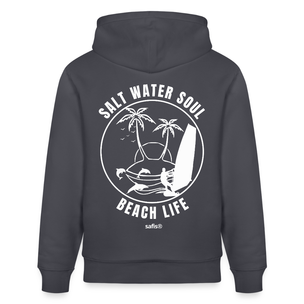 Unisex Bio-Hoodie CRUISER -salt water soul- - Indigoblau