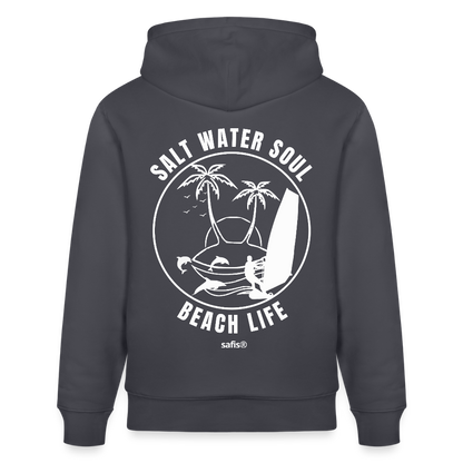 Unisex Bio-Hoodie CRUISER -salt water soul- - Indigoblau
