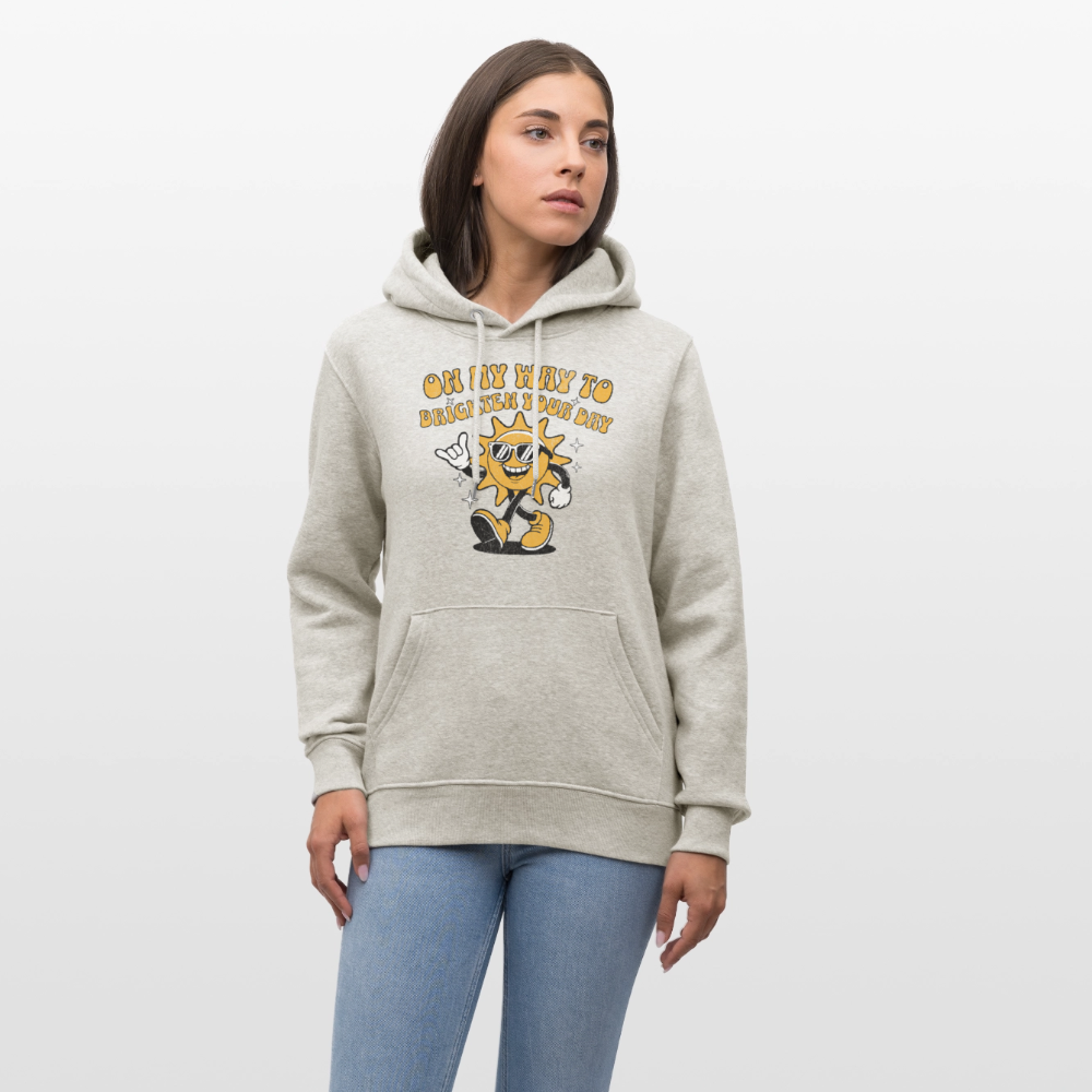 Safis Sports Bio-Hoodie CRUISER -on my way- - Beige meliert