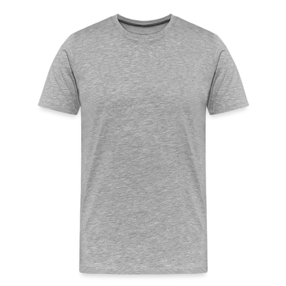 Männer Premium Bio T-Shirt -give me wind and water- - Grau meliert