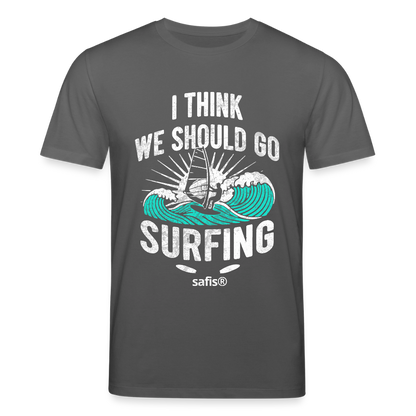 safis® Windsurf Bio-T-Shirt CREATOR -surfing- - Anthrazit