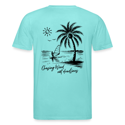 Unisex Bio-T-Shirt CREATOR -chasing wind- - Poolblau