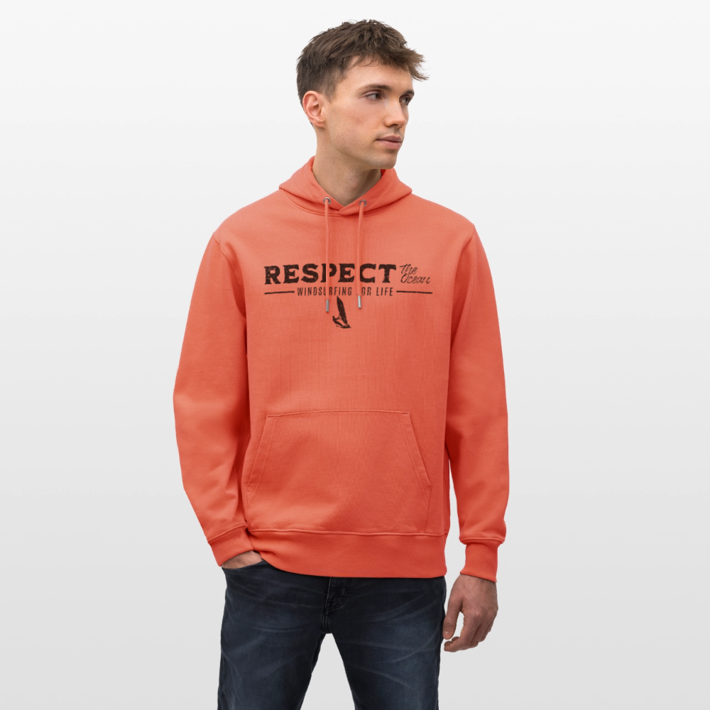 Unisex Bio-Hoodie CRUISER -respect- - Hellrot