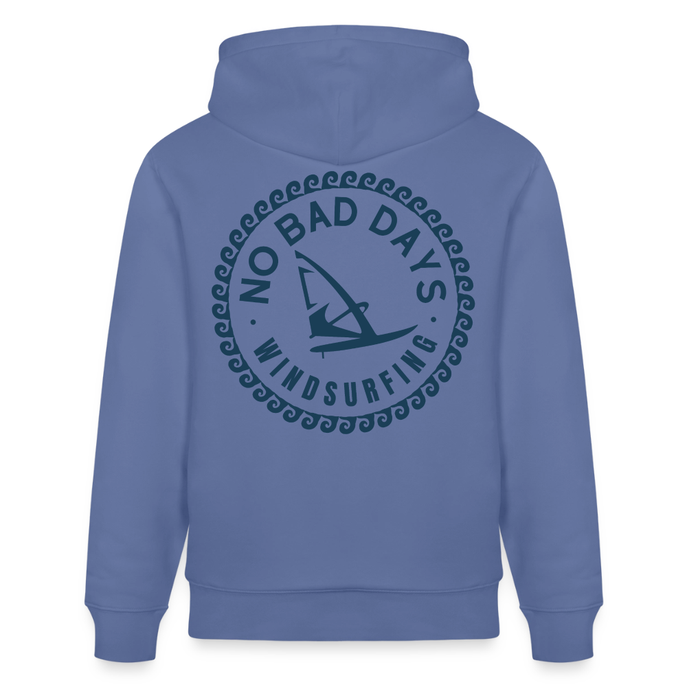 safis Windsurf Shirt | Unisex Bio-Hoodie CRUISER -no bad days- - Blau