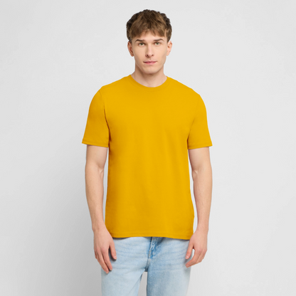 -Möwe- Unisex Bio-T-Shirt CREATOR Backprint - Spektralgelb