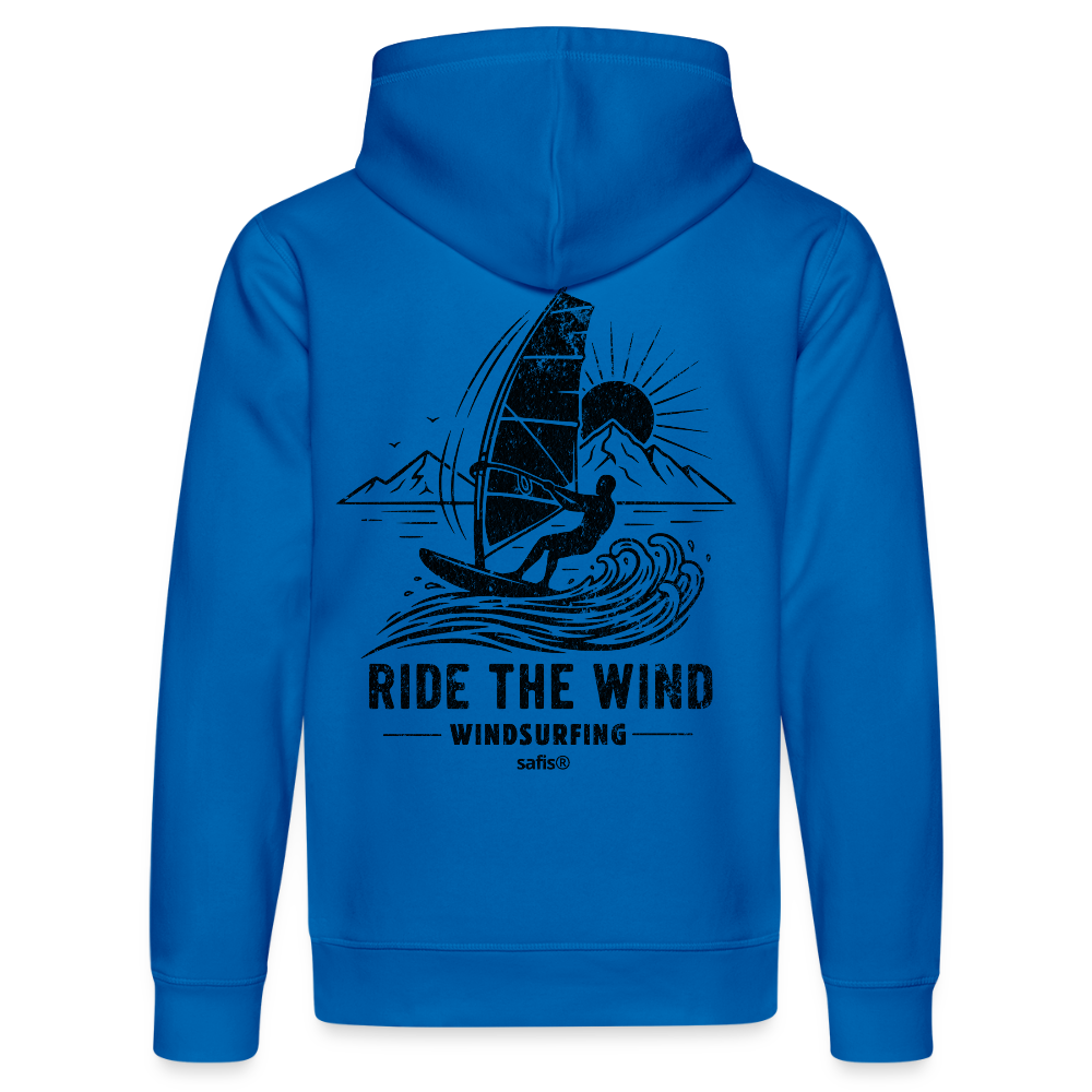 Unisex Bio-Hoodie DRUMMER -ride the wind- - Königsblau