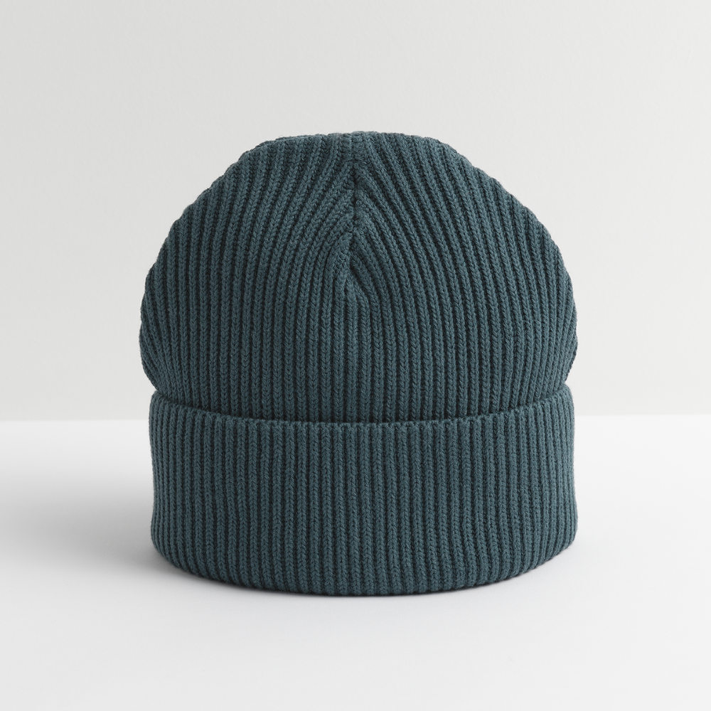 Unisex Bio BEANIE - Dunkles Petrol