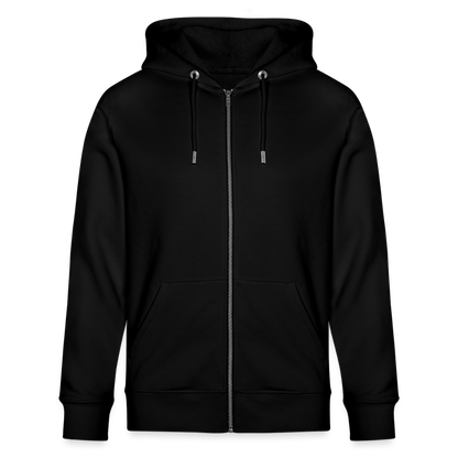 Unisex Bio-Kapuzenjacke CULTIVATOR -ocean- - Schwarz