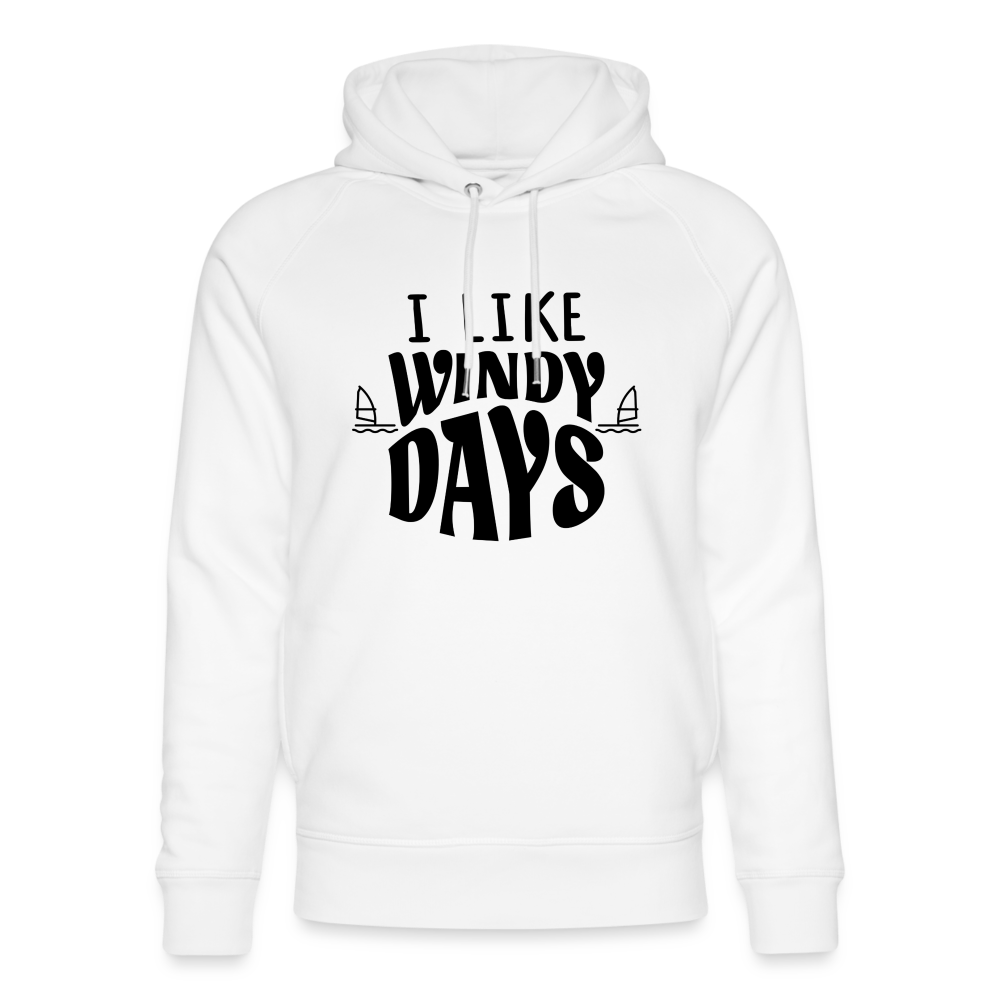 Unisex Bio-Hoodie -windy- - Weiß