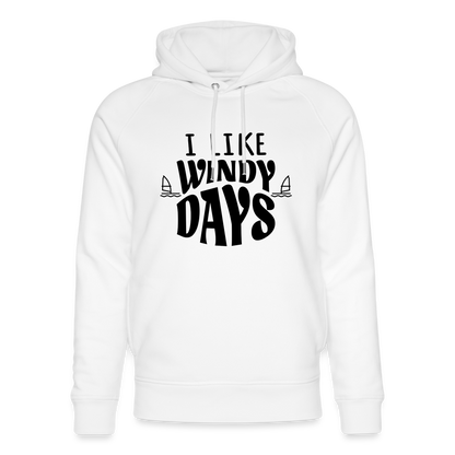 Unisex Bio-Hoodie -windy- - Weiß