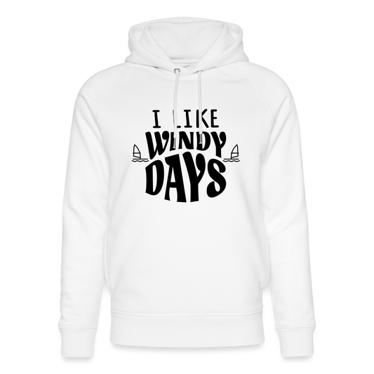 Unisex Bio-Hoodie -windy- - Weiß