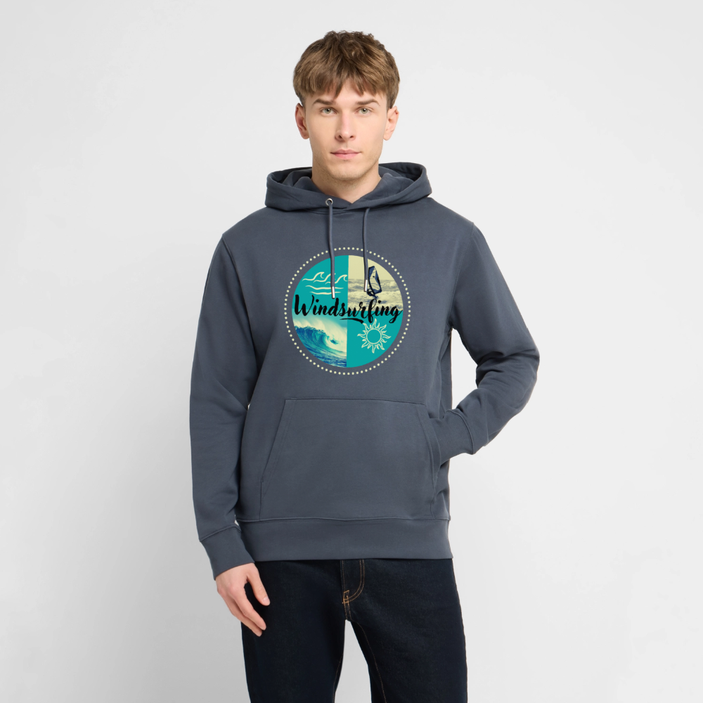 Unisex Bio-Hoodie CRUISER -ocean- - Indigoblau