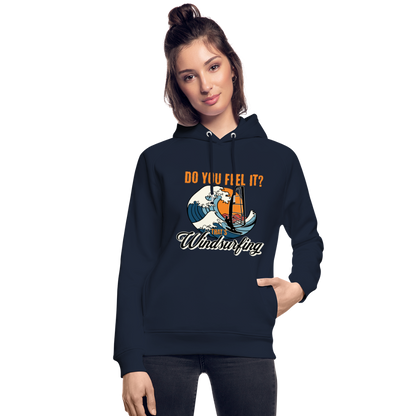 Unisex Bio-Hoodie -do you feel it- - Navy