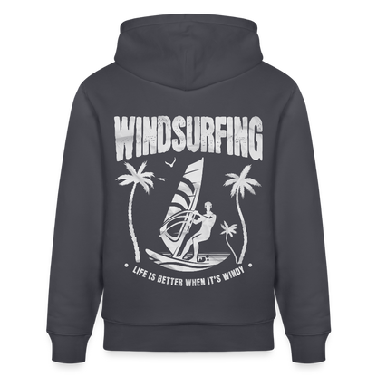 Unisex Bio-Hoodie CRUISER -better life- - Indigoblau