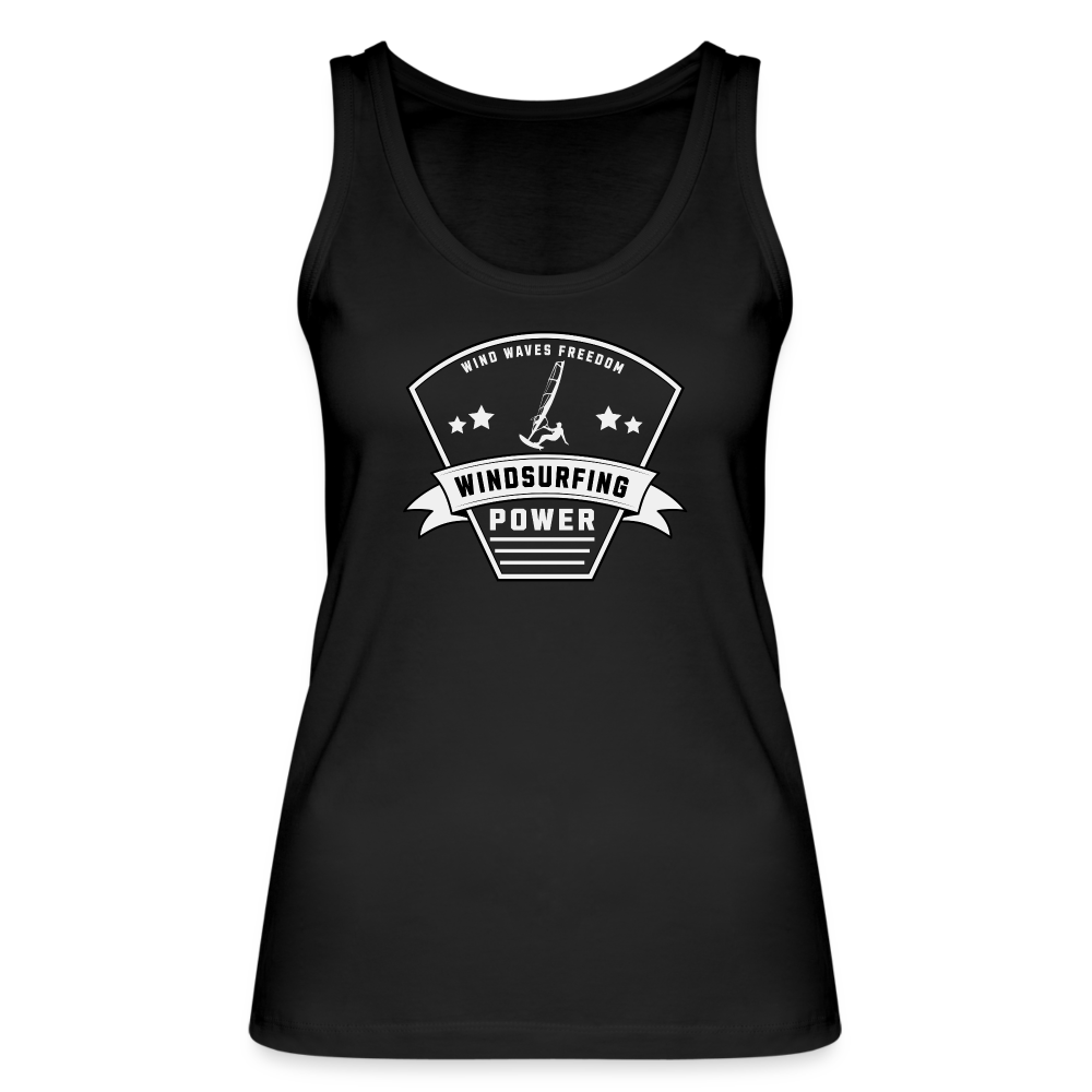 Frauen Bio Tank Top -power- - Schwarz