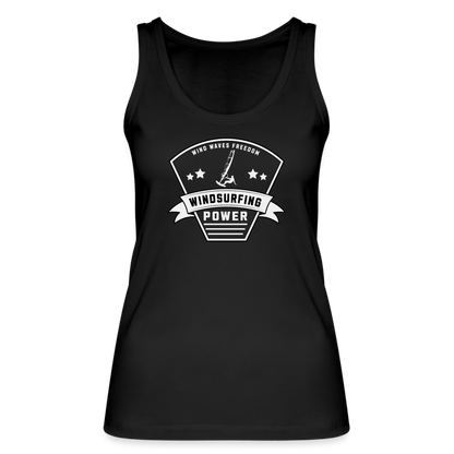 Frauen Bio Tank Top -power- - Schwarz