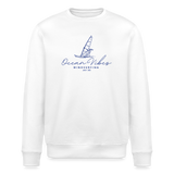 Unisex Bio-Sweatshirt -ocean vibes windsurfing- - Weiß