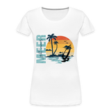 Frauen Premium Bio T-Shirt -meer geht immer- - Weiß