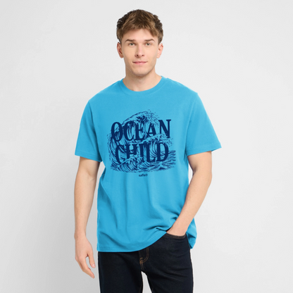 Unisex Bio-T-Shirt CREATOR -ocean child- - Aquablau