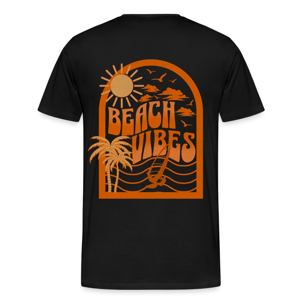 Männer Premium T-Shirt -beach- - Schwarz