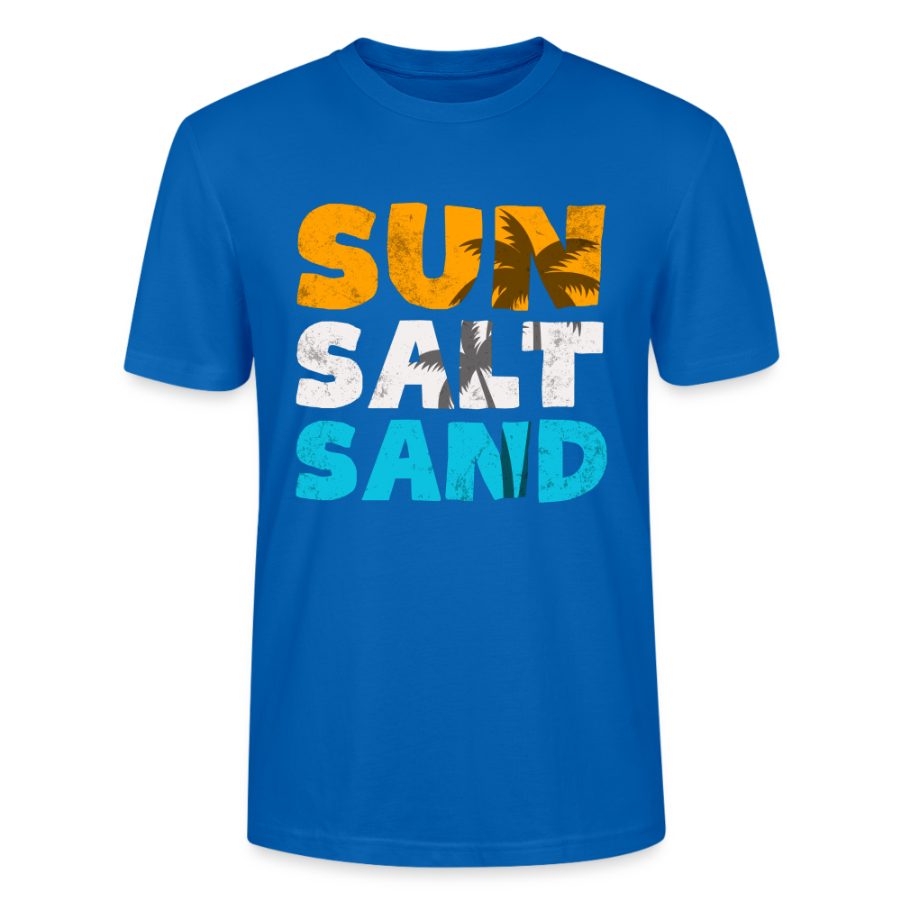 Unisex T-Shirt -sun salt sand- - Pfauenblau