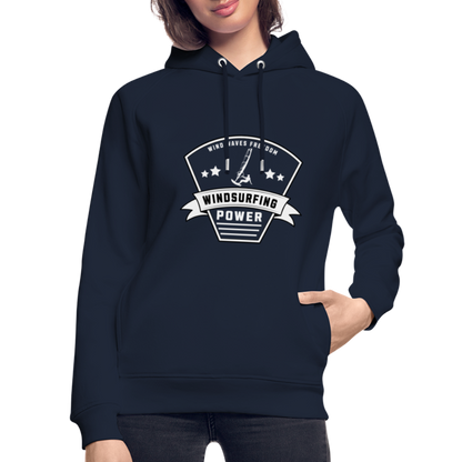 Unisex Bio-Hoodie -power- - Navy