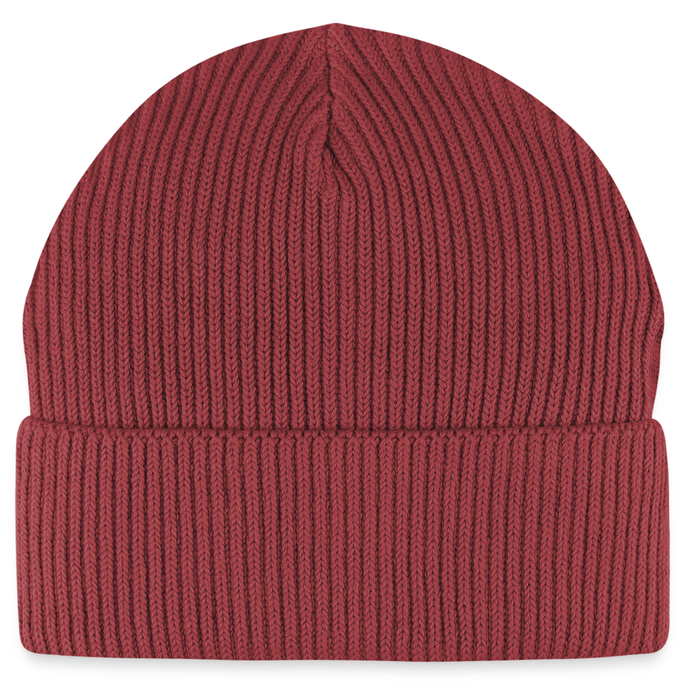 Unisex Bio BEANIE - Erdrot