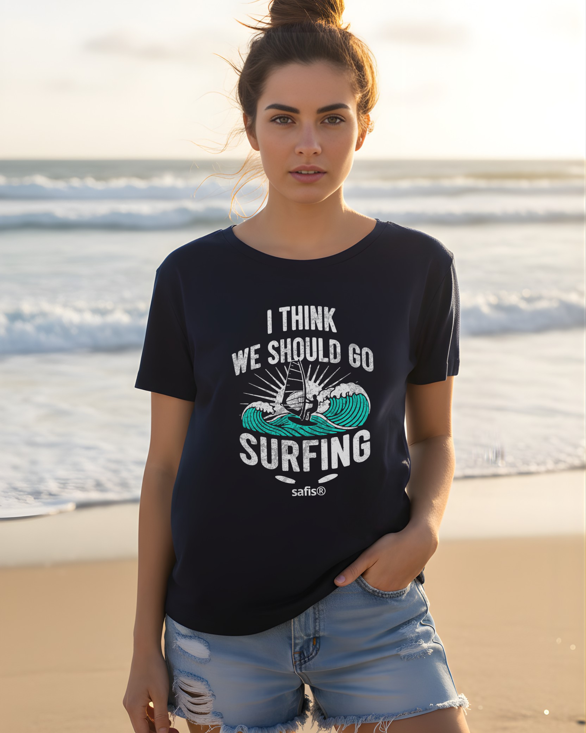 Windsurfing Frauen T-Shirt safis®