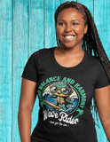 Women's Premium Organic T-Shirt -wave rider-