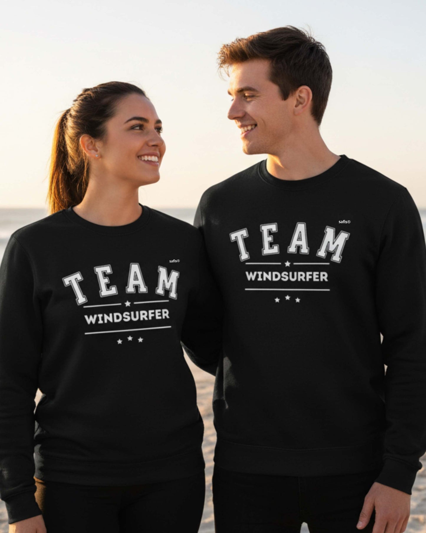 Unisex Bio-Sweatshirt ROLLER -Team Windsurfer-