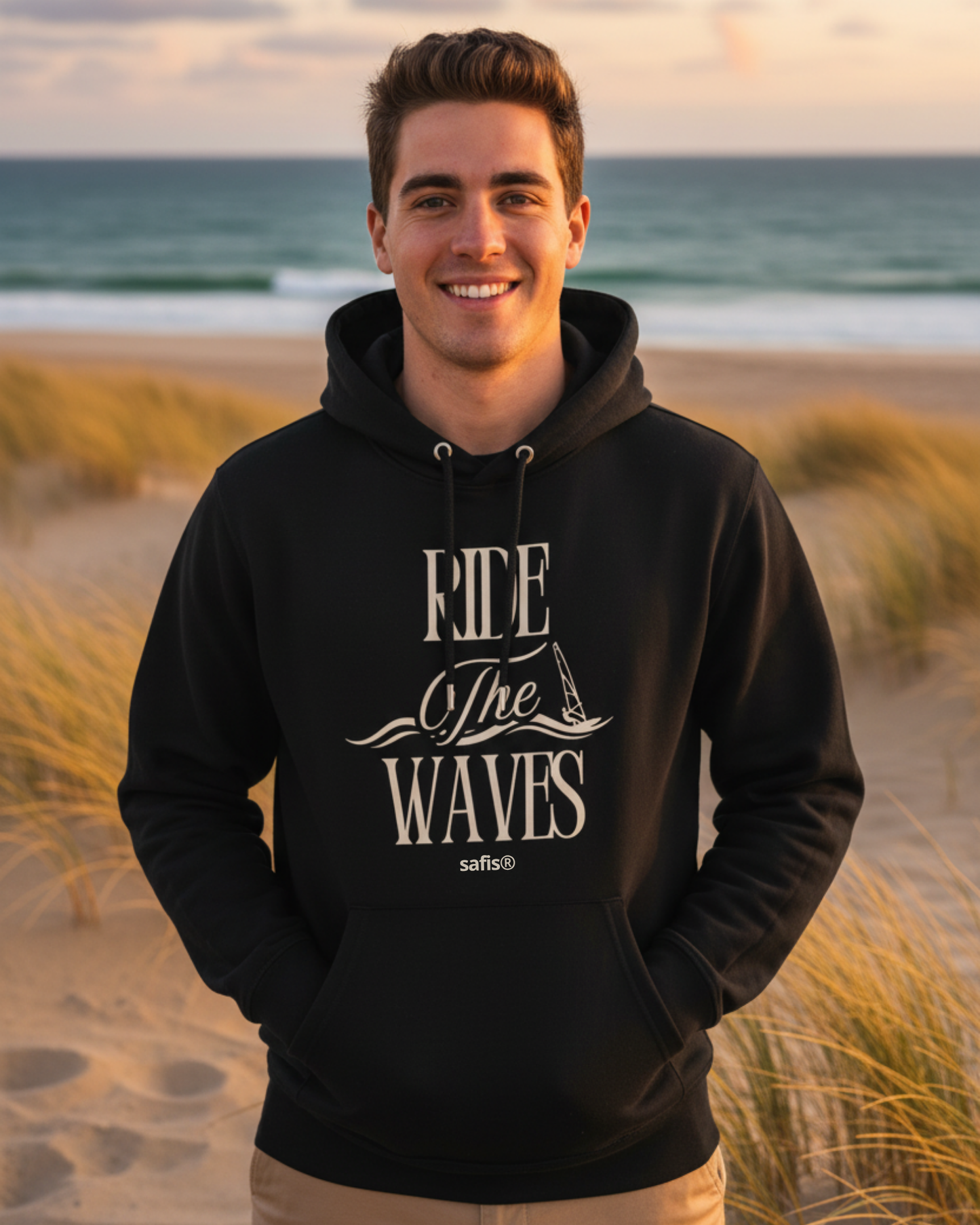 Unisex Bio-Hoodie CRUISER -ride the waves-