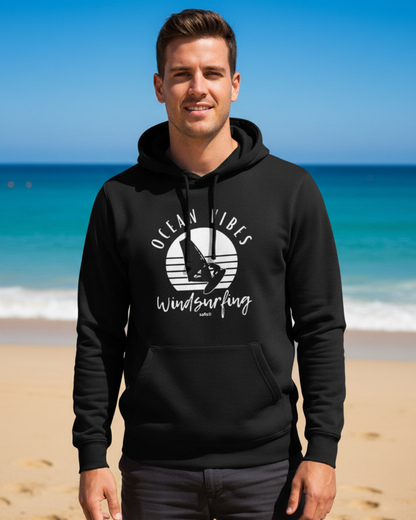 Unisex Bio-Hoodie DRUMMER -ocean vibes sunset-