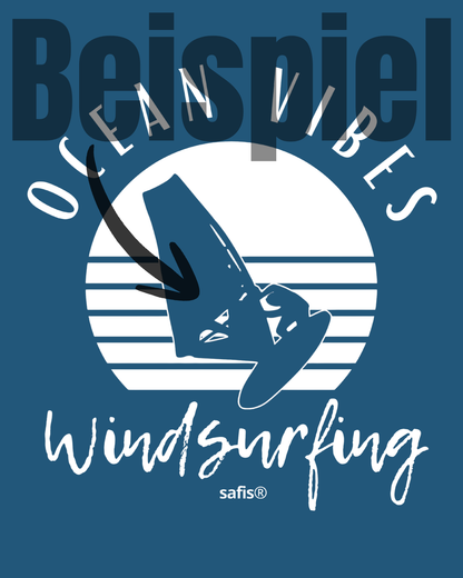 T-Shirt personalisiert mit Deinem Foto -Ocean Vibes-