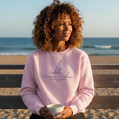 Unisex Bio-Sweatshirt -ocean vibes windsurfing-