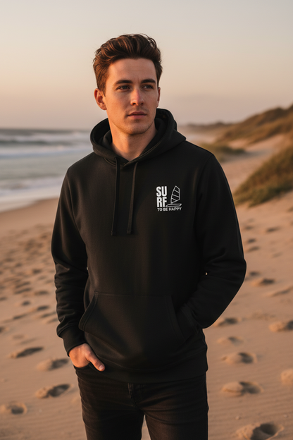 Unisex Bio-Hoodie -surf to be happy-