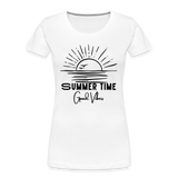 Summer time - Premium Bio T-Shirt - Weiß