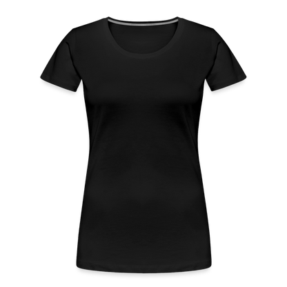 Frauen Premium Bio T-Shirt - Schwarz