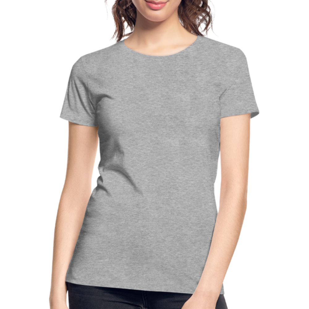 Frauen Premium Bio T-Shirt - Grau meliert